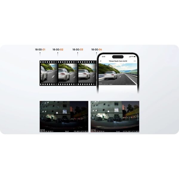 70mai A410 Dash Cam – zdjęcie 5