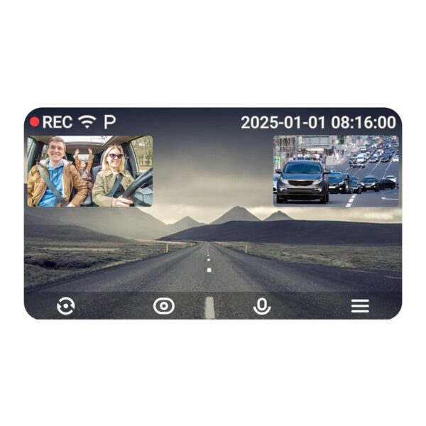 Zestaw 70mai T800 4K HDR z 70mai RC24 256GB – zdjęcie 10