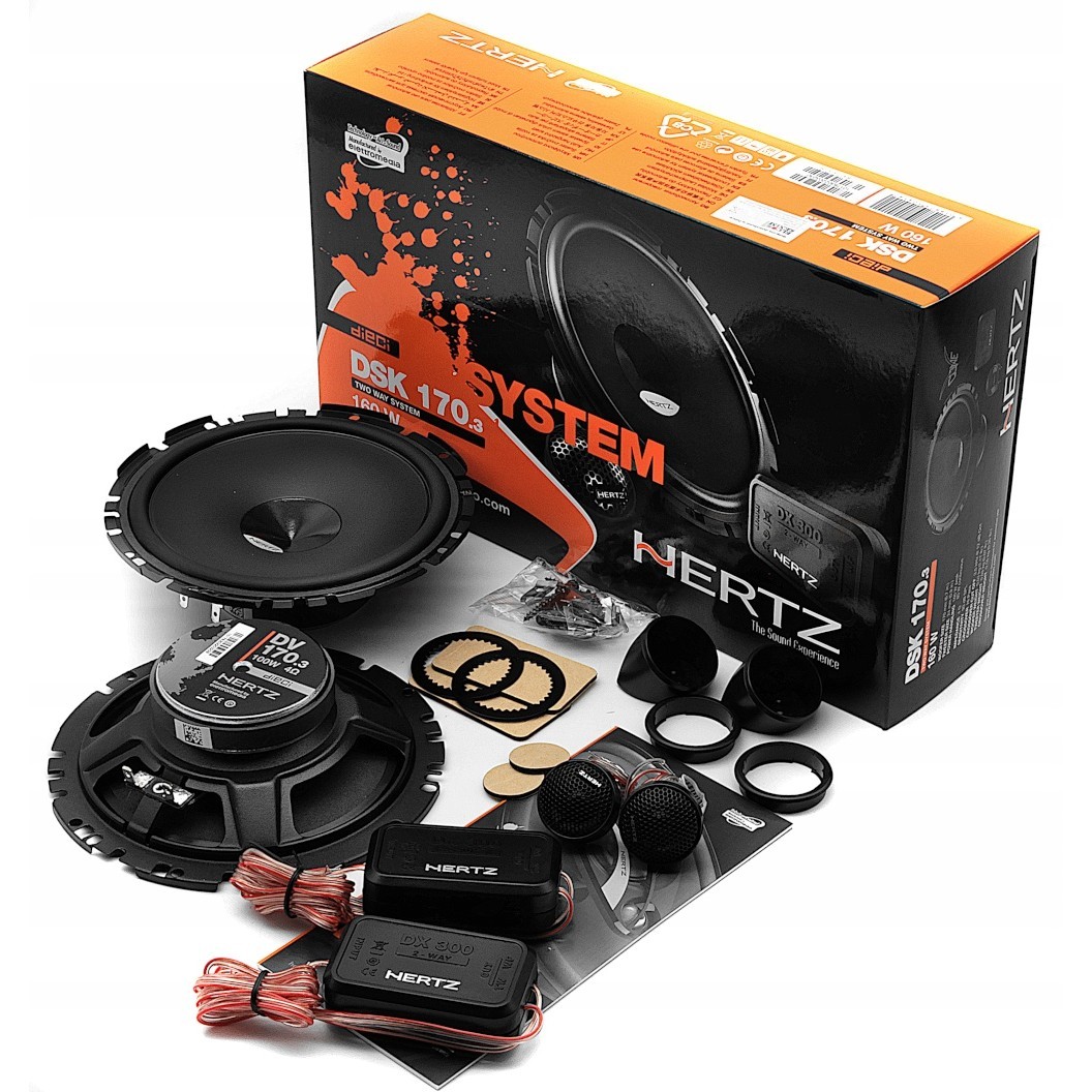Hertz DSK 170.3 zestaw odseparowany płaski montaz - Zdjęcie 5